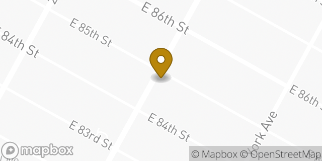 Map showing the location of The UPS Store in New York, NY 10028