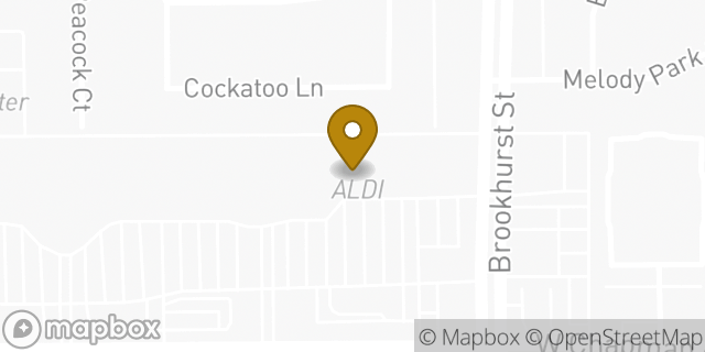 Map showing the location of Aldi in Garden Grove, CA 92841