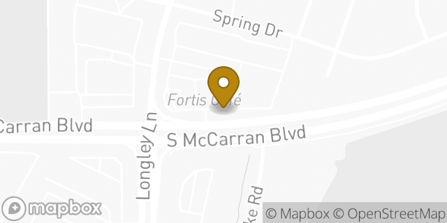 Map showing the location of The UPS Store in Reno, NV 89502