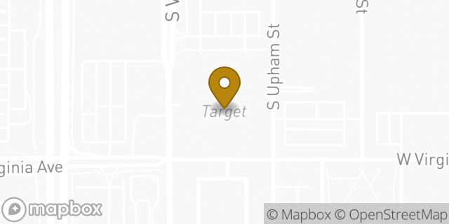 Map showing the location of CVS Pharmacy in Lakewood, CO 80226