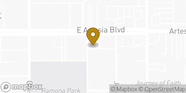 Map showing the location of Enterprise Rent-A-Car in Long Beach, CA 90805