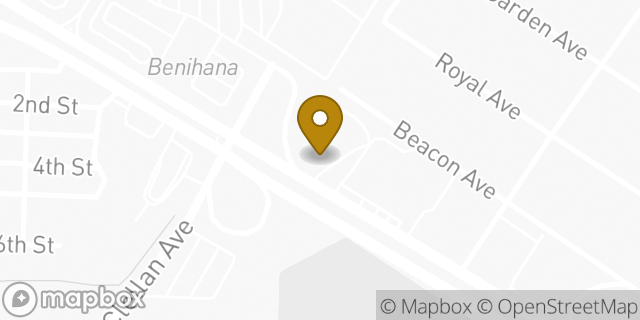 Map showing the location of Dunkin' in Pennsauken Twp, NJ 08109