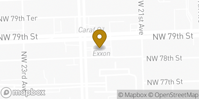 Map showing the location of 7-Eleven in Miami, FL 33147