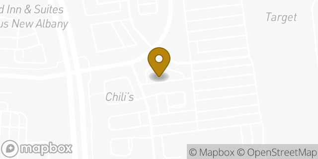 Map showing the location of Starbucks in Columbus, OH 43081