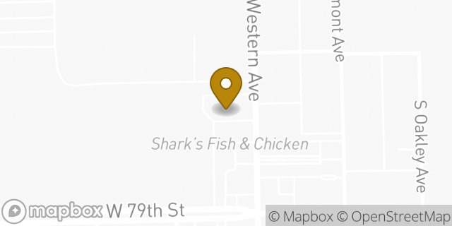 Map showing the location of McDonald's in Chicago, IL 60620