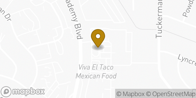 Map showing the location of Sonic Drive In in Colorado Springs, CO 80918