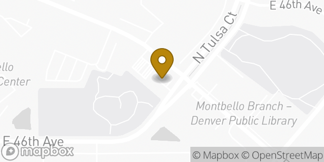 Map showing the location of ATM 7ELEVEN-FCTI in Denver, CO