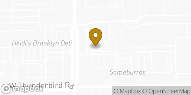 Map showing the location of Peoria , AZ (83rd) in Peoria, AZ 85381