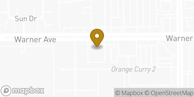 Map showing the location of Autozone Auto Parts in Huntington Beach, CA 92647