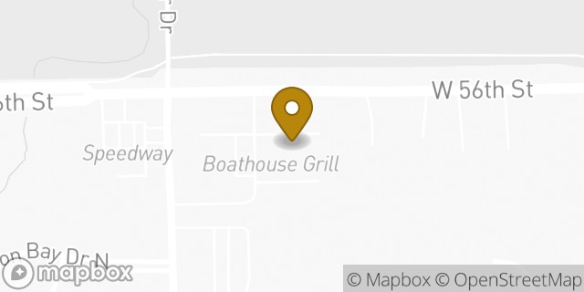 Map showing the location of Subway in Indianapolis, IN 46254