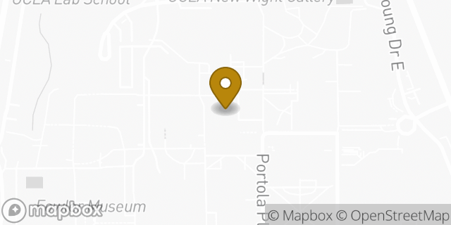 Map showing the location of Bank of America Walk-Up ATM | Ucla Campbell Hall in Los Angeles, CA 90024
