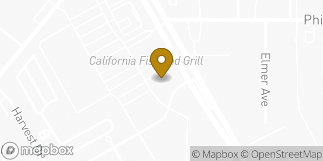 Map showing the location of Chipotle Mexican Grill in Whittier, CA 90601