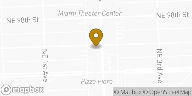 Map showing the location of Chase Bank in Miami Shores, FL 33138