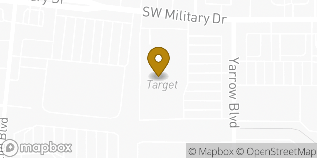 Map showing the location of Target in San Antonio, TX 78224