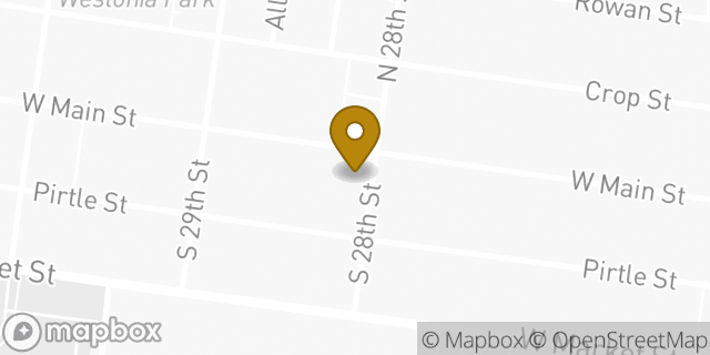 Map showing the location of American Legion in Louisville, KY 40212