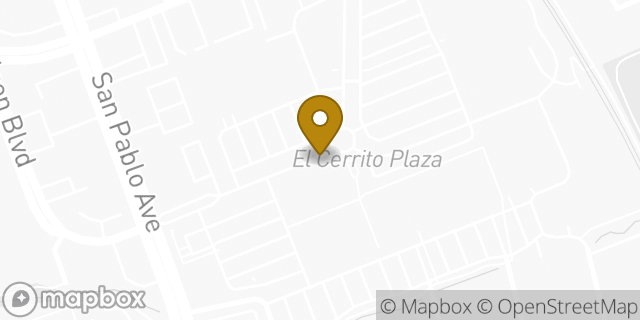 Map showing the location of Trader Joe's in El Cerrito, CA 94530