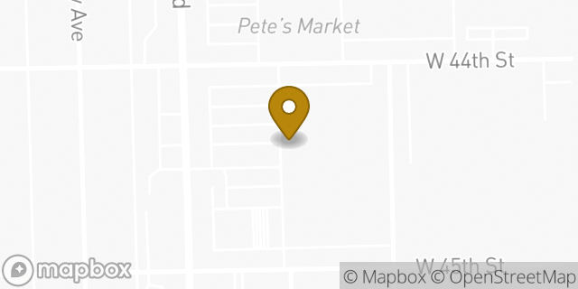 Map showing the location of Starbucks in Chicago, IL 60632