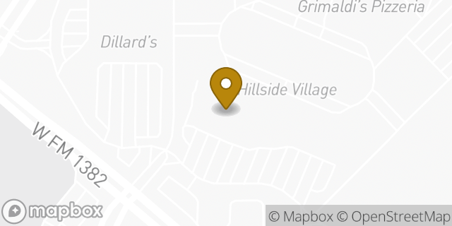 Map showing the location of DICK'S Sporting Goods in Cedar Hill, TX 75104