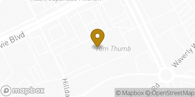 Map showing the location of Starbucks Coffee Company in Fort Worth, TX 76116