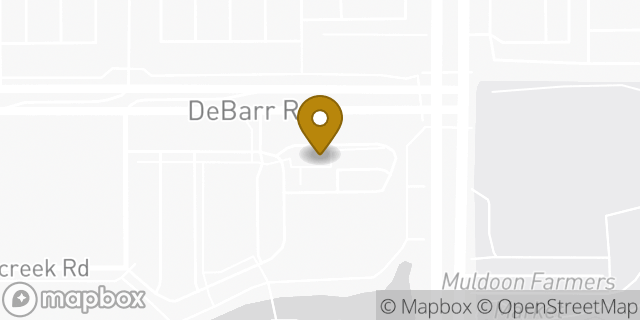 Map showing the location of Starbucks in Anchorage, AK 99504