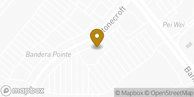 Map showing the location of Chipotle Mexican Grill in San Antonio, TX 78250