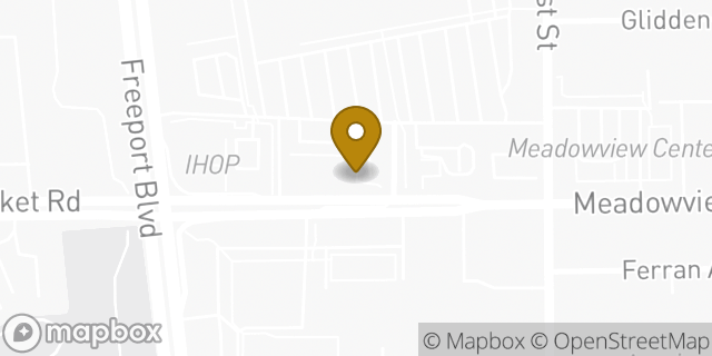 Map showing the location of Starbucks in Sacramento, CA 95832