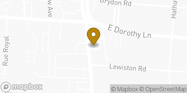 Map showing the location of Subway in Kettering, OH 45429