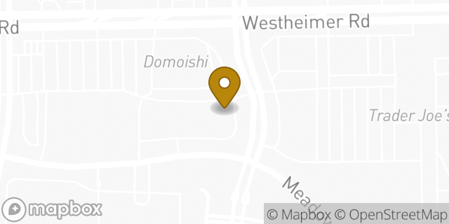 Map showing the location of Buffalo Wild Wings in Houston, TX 77077