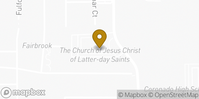 Map showing the location of The Church of Jesus Christ of Latter-day Saints in Henderson, NV 89052