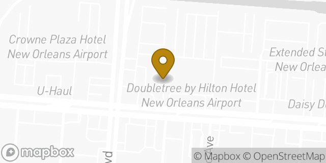 Map showing the location of Enterprise Rent-A-Car in Kenner, LA 70062