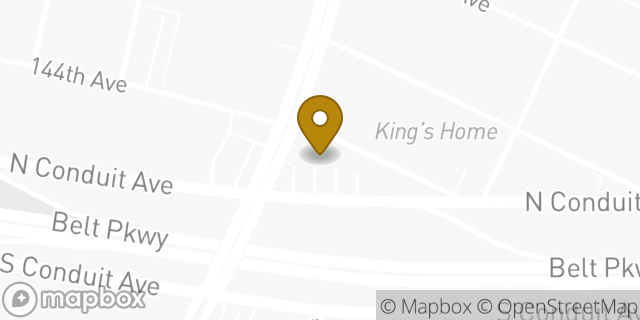 Map showing the location of Dunkin' in Springfield Gardens, NY 11413