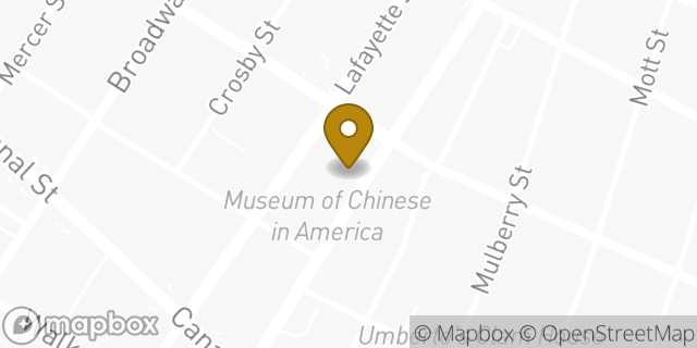 Map showing the location of The UPS Store in New York, NY 10013