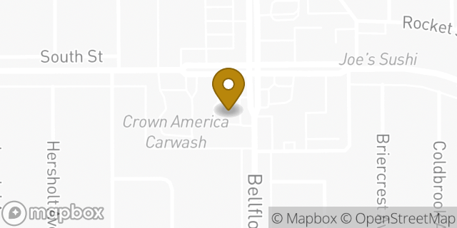 Map showing the location of McDonald's in Lakewood, CA 90713
