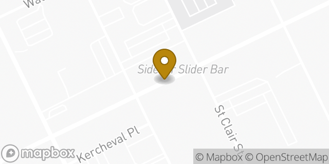 Map showing the location of Starbucks in Grosse Pointe, MI 48230