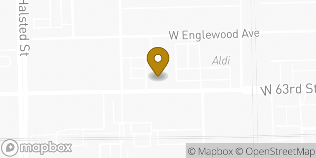 Map showing the location of Walgreens in Chicago, IL 60621
