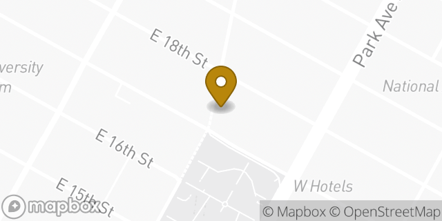 Map showing the location of Chipotle Mexican Grill in New York, NY 10003