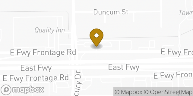 Map showing the location of McDonald's in Houston, TX 77029