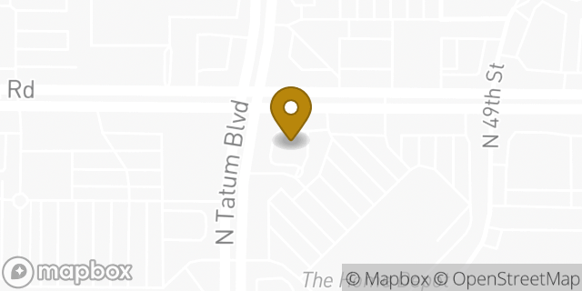 Map showing the location of Bank of America in Phoenix, AZ 85032
