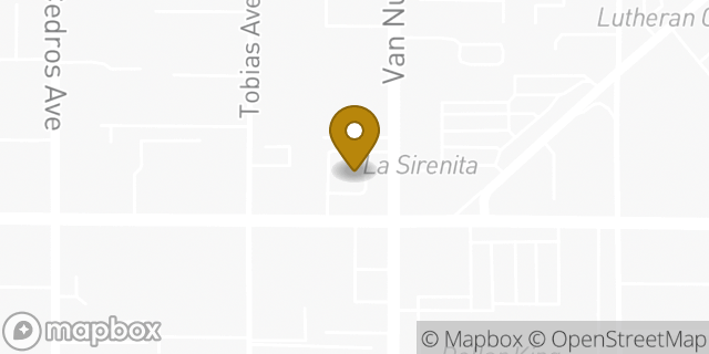 Map showing the location of McDonald's in Panorama City, CA 91402