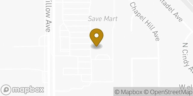Map showing the location of CVS Pharmacy in Clovis, CA 93611
