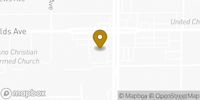 Map showing the location of CVS Pharmacy in Fresno, CA 93705