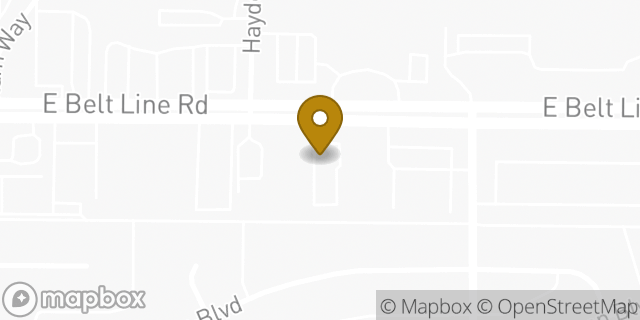 Map showing the location of Whataburger in Carrollton, TX 75006