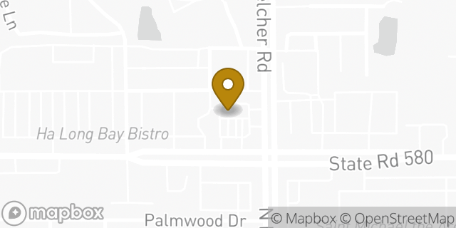 Map showing the location of Amazon Locker - Chivalry in Dunedin, FL 34698