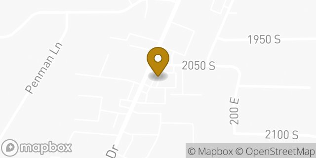 Map showing the location of Amazon Locker - Boyhood in Bountiful, UT 84010