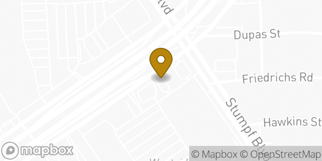 Map showing the location of Subway in Gretna, LA 70053