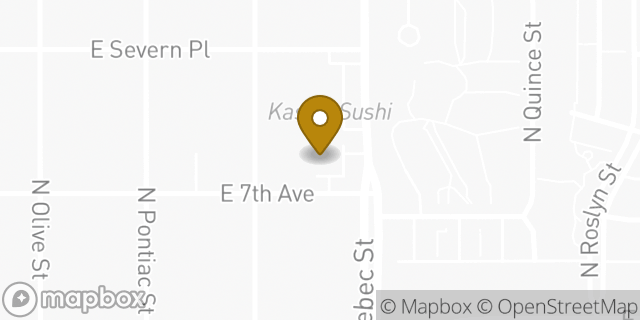 Map showing the location of ATM 7ELEVEN-FCTI in Denver, CO