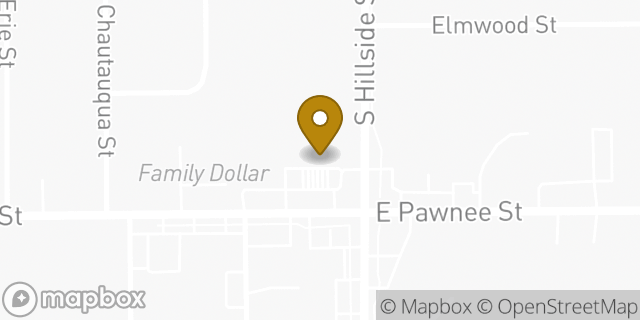 Map showing the location of QuikTrip in Wichita, KS 67211