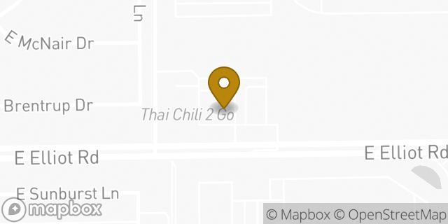 Map showing the location of Chipotle Mexican Grill in Tempe, AZ 85284