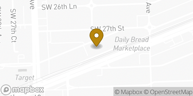Map showing the location of CubeSmart Self Storage in Miami, FL 33133