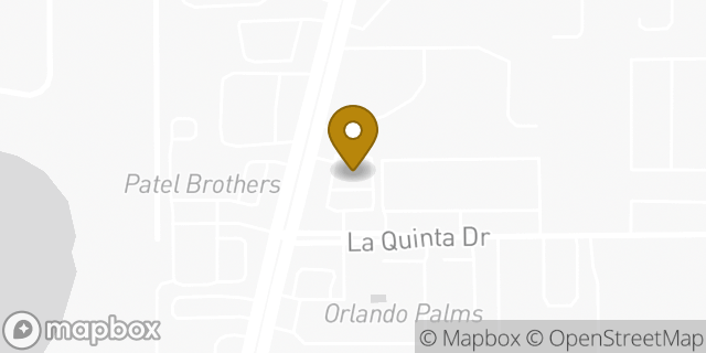 Map showing the location of McDonald's in Orlando, FL 32809